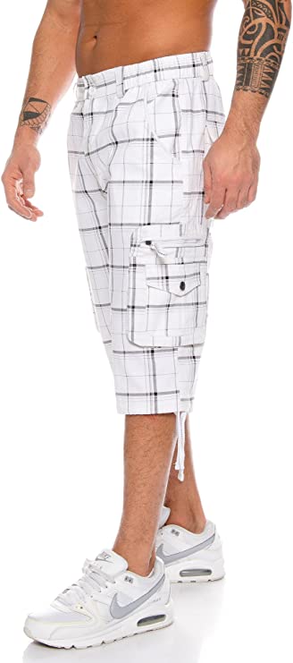 Bermuda Short For Men-MBRMSTS-01072Rt-665-White - FactoryX.pk