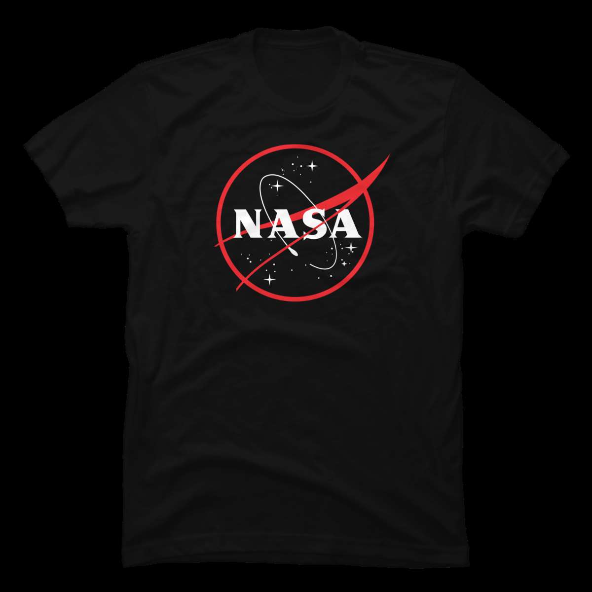 NASA Printed Tee For Him.-MTST-0046-Black - FactoryX.pk