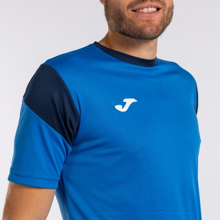 Joma Half sleeve T-shirt For Men-MTST-0060-Royal Navy - FactoryX.pk