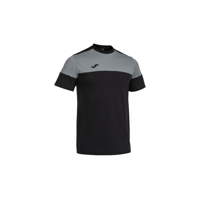 Joma Confort II Round Neck Tee for Him-MTST-2065 -Black Grey