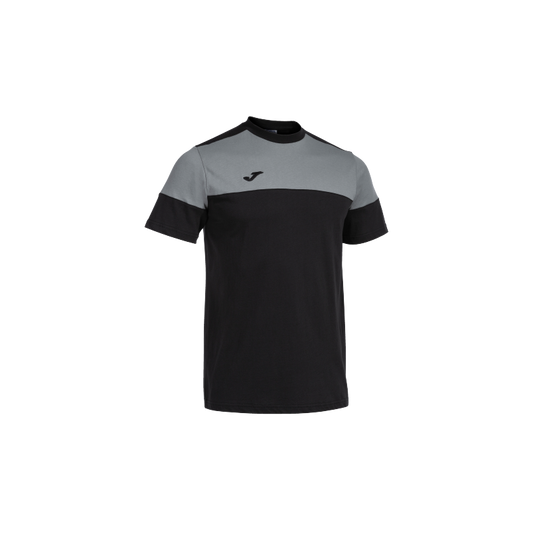 Joma Confort II Round Neck Tee for Him-MTST-2065 -Black Grey