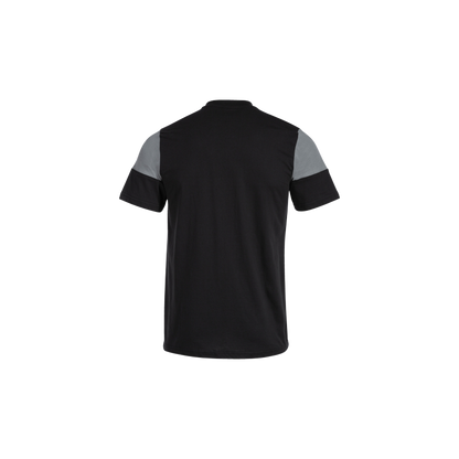 Joma Confort II Round Neck Tee for Him-MTST-2065 -Black Grey