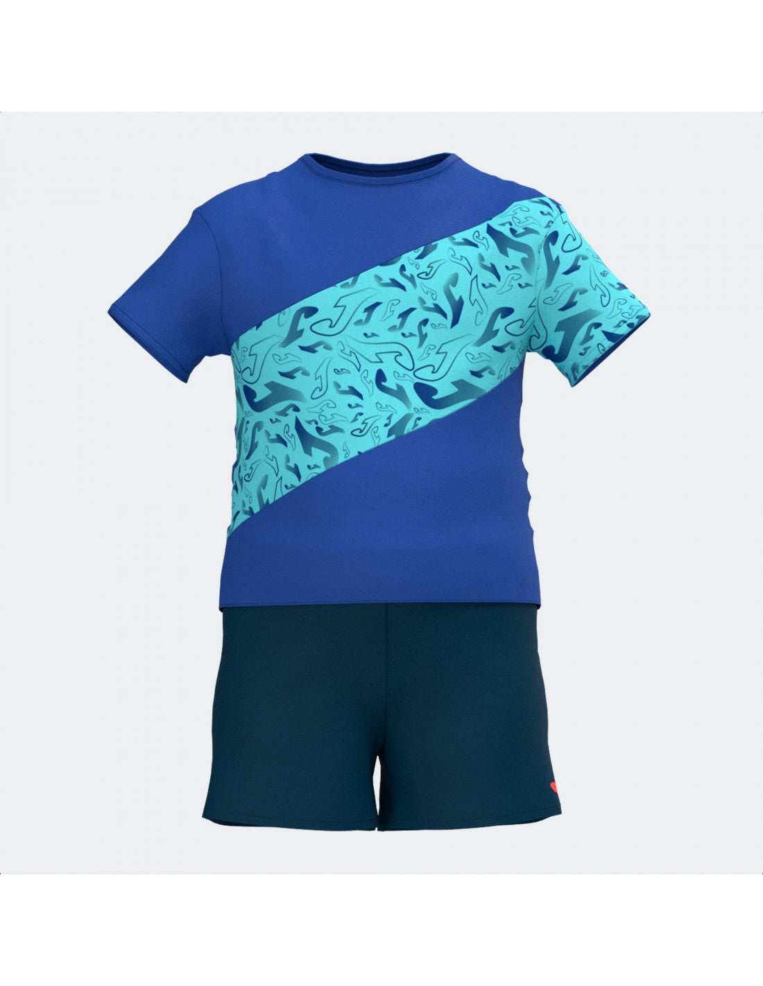 Joma Activewear Tornado Set For Boys-kset-2120-Turquoise Navy