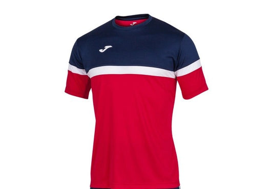 Joma Danubio Polyester T-shirt For Boys-KTST-2190Red Navy